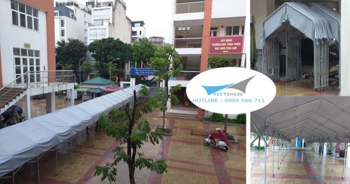 Nhà bạt di động che nắng mưa 